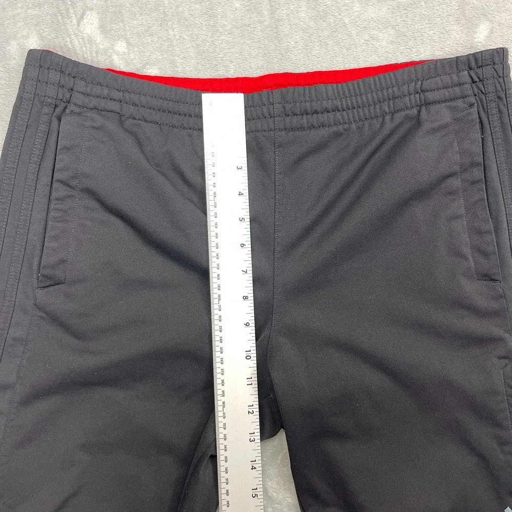 Vintage Adidas Pants Mens L Black Climalite Athleisure Track Straight Leg Y2K